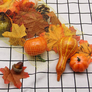 Thanksgiving Artificial Pumpkins Home Decoration Set, Mixture of 50 Harvest Decoration - Decotree.co Online Shop