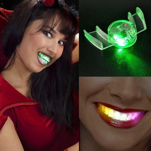 Flashing Light Up LED Mouthpieces Party Favor Mouth Piece - Decotree.co Online Shop
