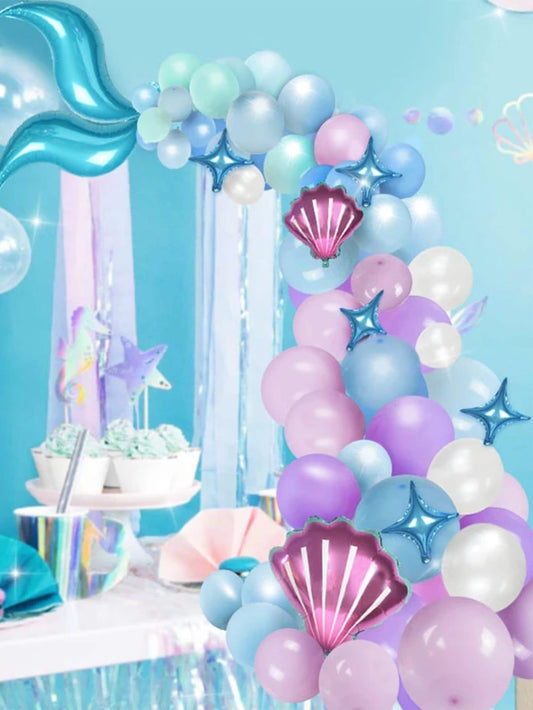 77pcs Mermaid Balloon Garland - Decotree.co Online Shop