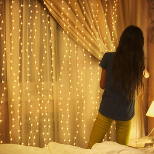 8 Lighting Modes Remote Dimmable Warm White Light for Bedroom Christmas - Decotree.co Online Shop