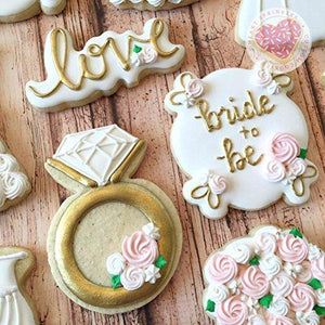 8 Pieces Wedding Cookie Cutter Set for Wedding Favor - Decotree.co Online Shop