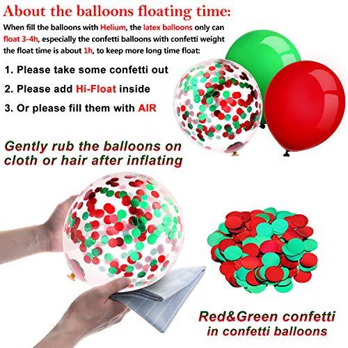 80 Pieces Latex Balloons Confetti Balloons Colorful Party Balloons for Christmas Valentine's Day St. Patrick's Day - Decotree.co Online Shop