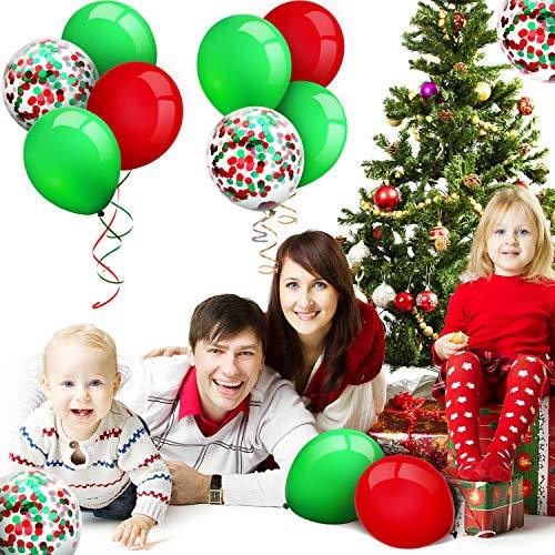 80 Pieces Latex Balloons Confetti Balloons Colorful Party Balloons for Christmas Valentine's Day St. Patrick's Day - Decotree.co Online Shop