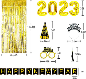 New Years Eve Party Supplies 2023 - Happy New Year Decorations Kit - Decotree.co Online Shop