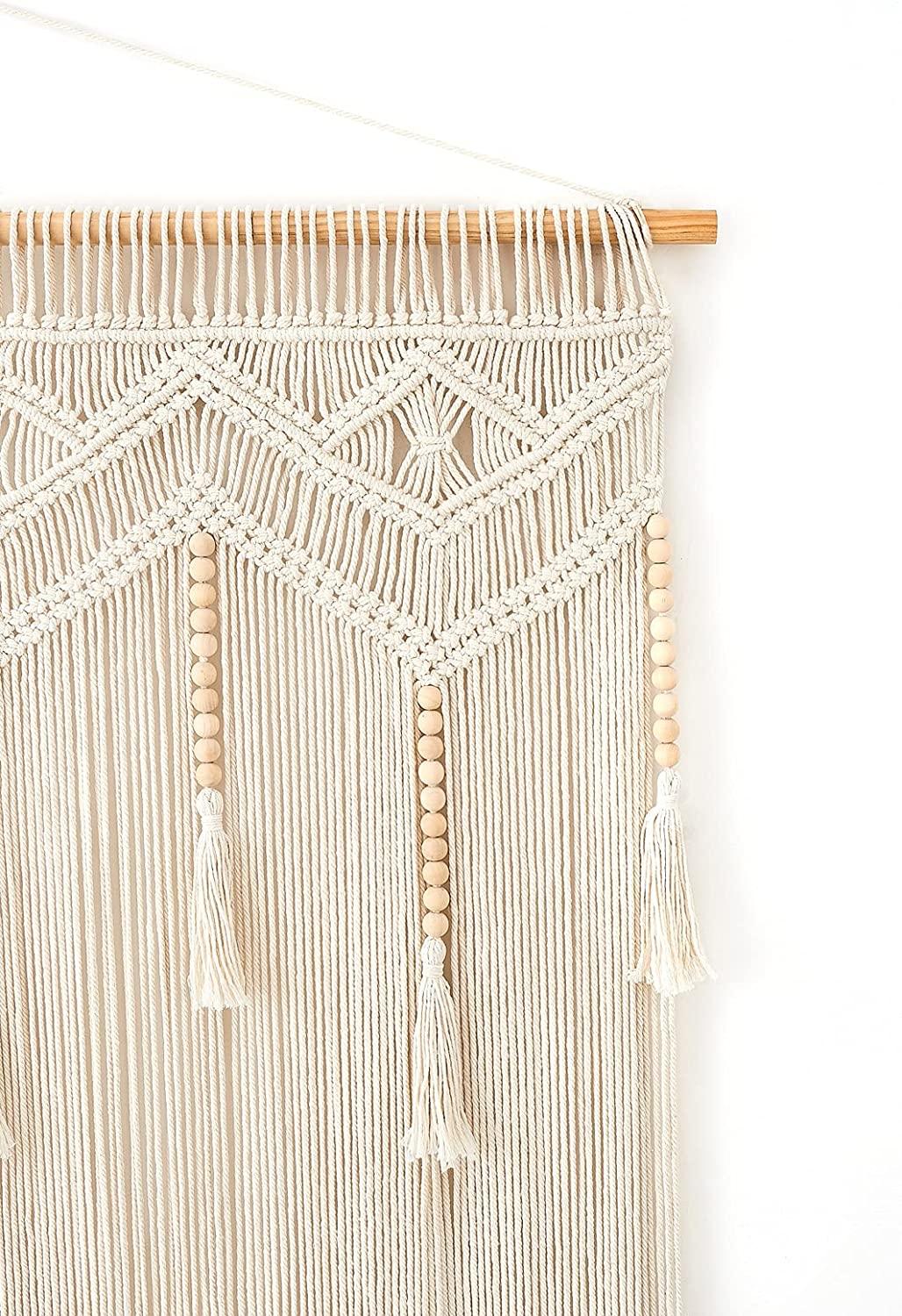 Macrame Wall Hanging Large Boho Decor Chic Tapestry Curtain Tassel - Decotree.co Online Shop