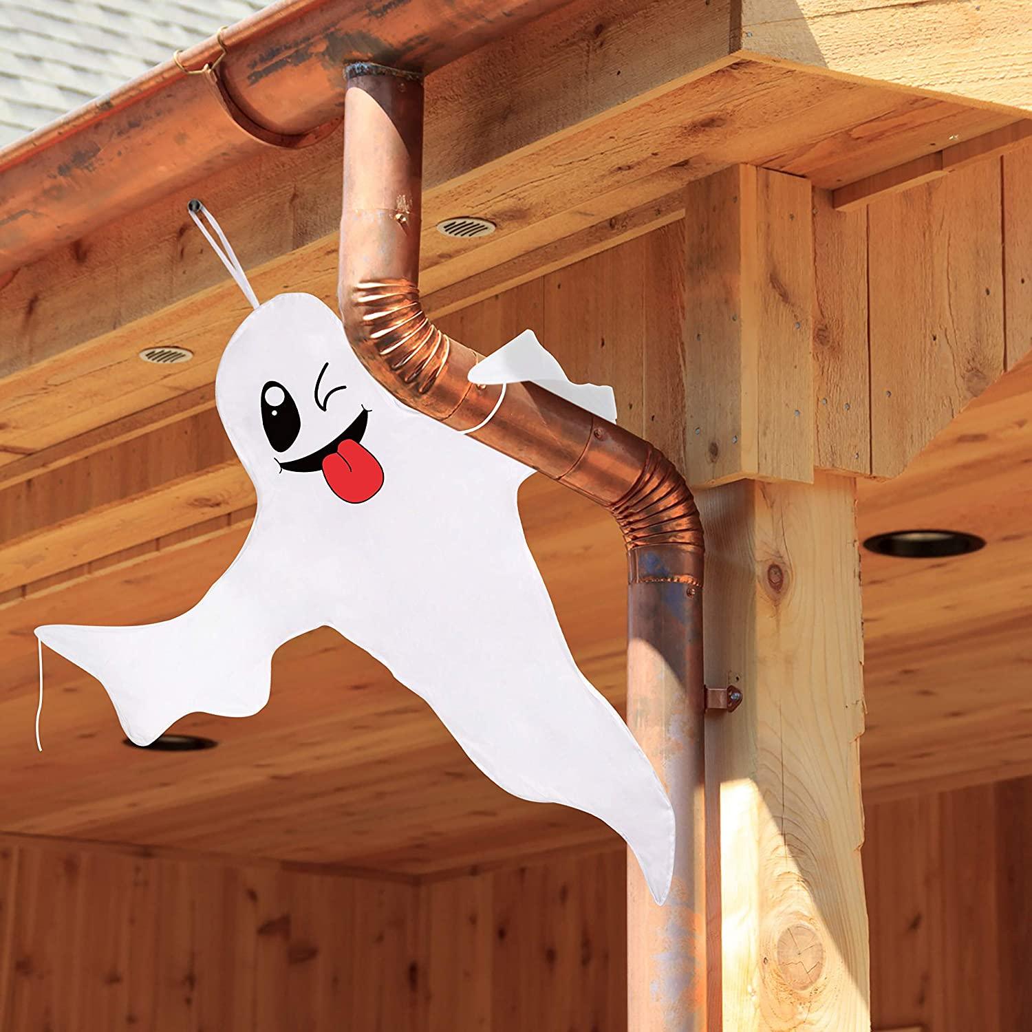 Halloween Ghost Hanging Decoration Outdoor Decor - Hallowmas Tree Hugger Friendly Spooky Party Supplies - Decotree.co Online Shop