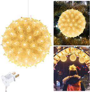 6ââ‚?Christmas Starlight Sphere Outdoor Clear Ball Hanging Lights - Decotree.co Online Shop