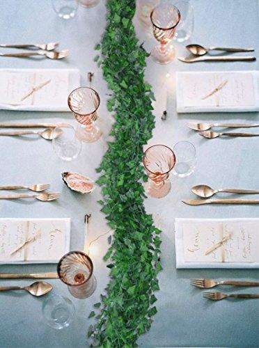 84 Feet 12 Strands Artificial Ivy Leaf Plants Vine Hanging Garland Fake Foliage Flowers Home Kitchen Garden - Decotree.co Online Shop