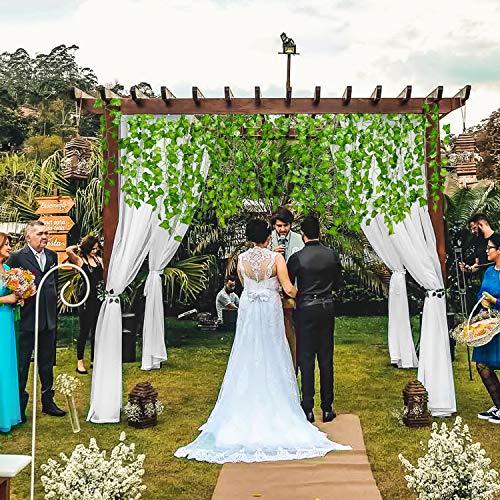 84 Feet 12 Strands Artificial Ivy Leaf Plants Vine Hanging Garland Fake Foliage Flowers Home Kitchen Garden - Decotree.co Online Shop
