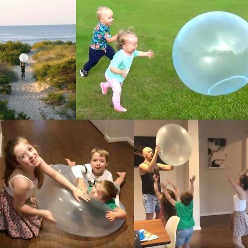 Water Bubble Ball Balloon Inflatable Water-Filled Ball Soft Rubber Ball for Outdoor Beach Pool Party - Decotree.co Online Shop