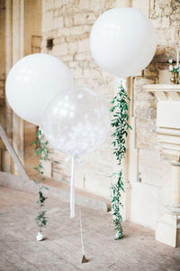 Giant White Balloons Wedding Party 36" Event Birthday Decor - Decotree.co Online Shop