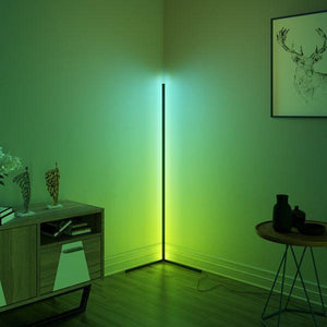 Corner Floor Lamp RGB Remote Control Floor Lamps for Living Room - Decotree.co Online Shop
