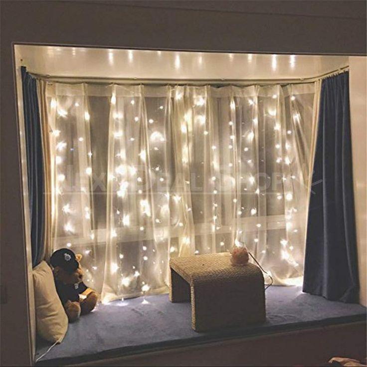 Twinkle Star 300 LED Window Curtain String Light - Decotree.co Online Shop