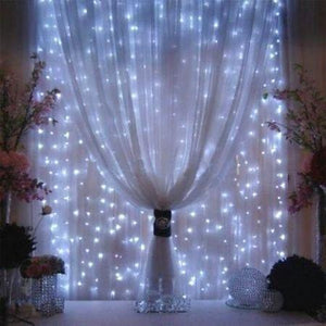 USB Plug in, 300 LED Curtain Fairy Lights for Chrismas, Wedding, Party - Decotree.co Online Shop