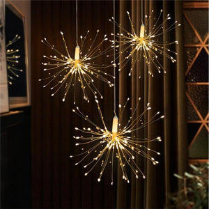 Firework Lights, Starburst Lights LED Copper Wire Fireworks Lights Fairy Lights Christmas Fireworks Hanging Dimmable String - Decotree.co Online Shop