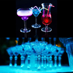 Glow LED Ice Cube Shape Lights Liquid Activated Submersible, Reusable-Color Change, Battery Operated for Weddings, Glow Parties - Decotree.co Online Shop