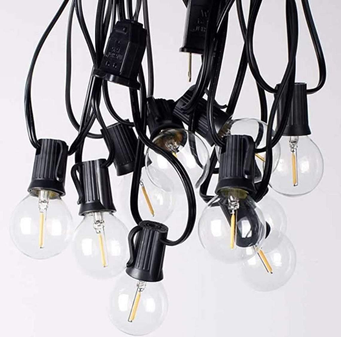 Outdoor String Lights Led Edison Bulbs -Clear Glass, Dimmable For Outdoor And Indoor Use - Decotree.co Online Shop