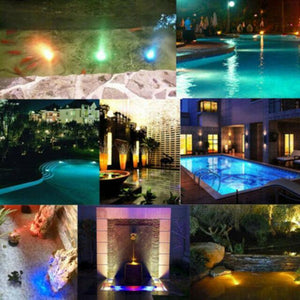 Submersible Led Lights, Remote Controlled Waterproof Multi Color Underwater Lights for Pool and Party - Decotree.co Online Shop