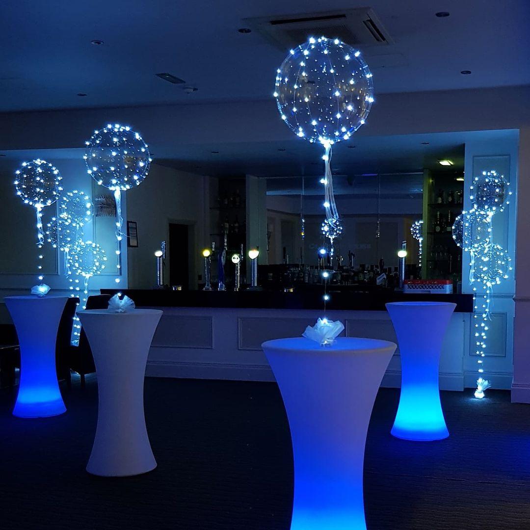 Blue Led Balloons Wedding Birthday Home Party Decorations - Decotree.co Online Shop