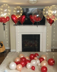 Reusable Clear Led Balloons Themed Party Decorations - Decotree.co Online Shop