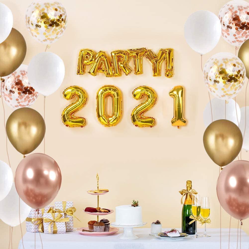 60 Pieces Gold Confetti Balloons, 12 Inches Party Balloons With Golden Paper Confetti Dots For Party Decorations Wedding Decorations - Decotree.co Online Shop