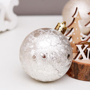 30 Counts 60mm/2.36" Shatterproof Clear Plastic Christmas Ball Ornaments Decorative Xmas Balls Baubles - Decotree.co Online Shop