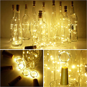 Wine Bottle Cork Lights for Party Wedding Bedroom Festival Halloween Bar Jar Lamp Decoration - Decotree.co Online Shop