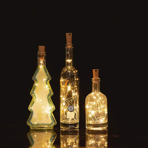 Wine Bottle Lights with Cork for Party - Decotree.co Online Shop