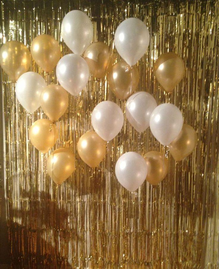 Foil Fringe Curtains Party Decorations - Melsan 3 Pack 3.2 x 8.2 ft Tinsel Curtain Party Photo Backdrop for Birthday Party Baby Shower or Graduation Decorations Gold - Decotree.co Online Shop