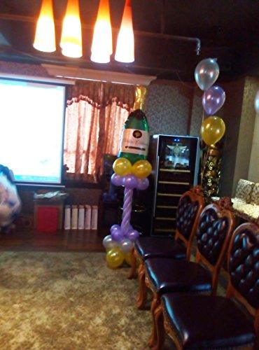 Aluminum Film Champagne Bottle and Goblet Hydrogen Balloons for Party Decoration - Decotree.co Online Shop