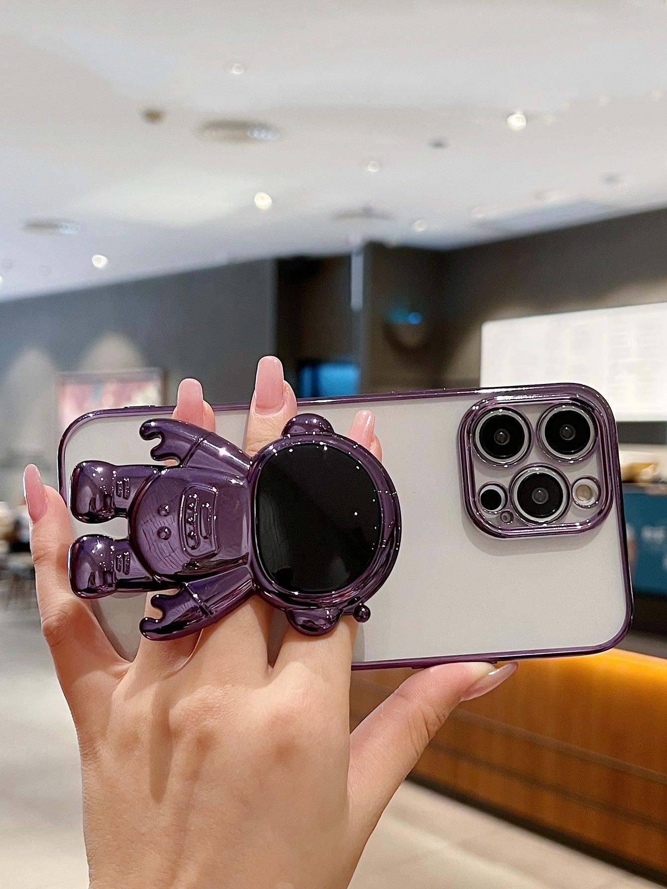 Astronaut Design Stand-out Grip Phone Case - Decotree.co Online Shop