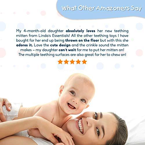 Baby Teething Mitten - Self-Soothing Pain Relief Teething Mitten & Glove - Decotree.co Online Shop