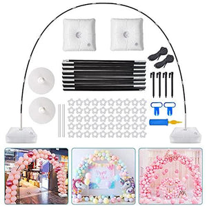 Balloon Arch Kit,9FT Tall & 10Ft Wide Adjustable Balloon Arch Stand with Water Fillable Base, For Wedding Baby Shower Birthday Party Supplies Decorations - Decotree.co Online Shop