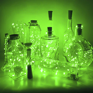 Battery Operated Cork Shape Copper Wire Lights Bottles Crafts Party Decorations - Decotree.co Online Shop