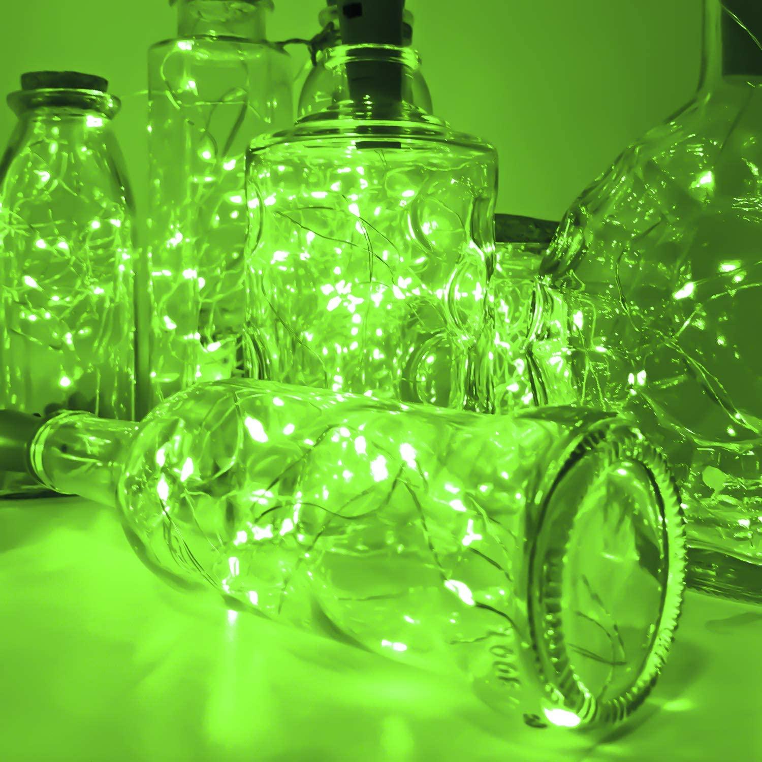 Battery Operated Cork String Lights for Christmas - Decotree.co Online Shop