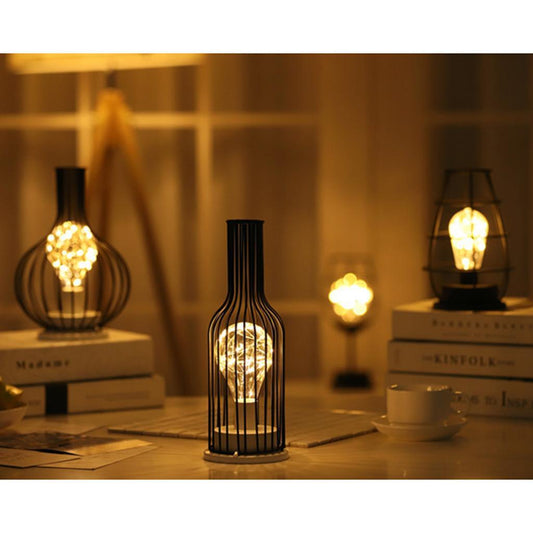 Bedside Table Lamp, Delicate Lamp for Bedroom End Table, Vintage Mod 28x13x13 CM - Decotree.co Online Shop