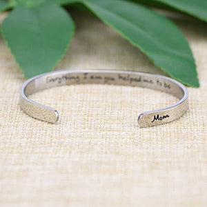 Birthday Gifts for Mom Christmas Gift for Mother Gratitude Bracelet Present for Her - Decotree.co Online Shop