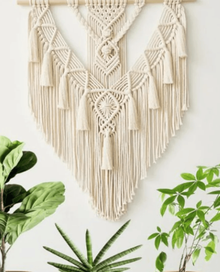 Macrame Wall Hanging Multi-Tassel Handmade boho wall decor for Room Decoration - Decotree.co Online Shop
