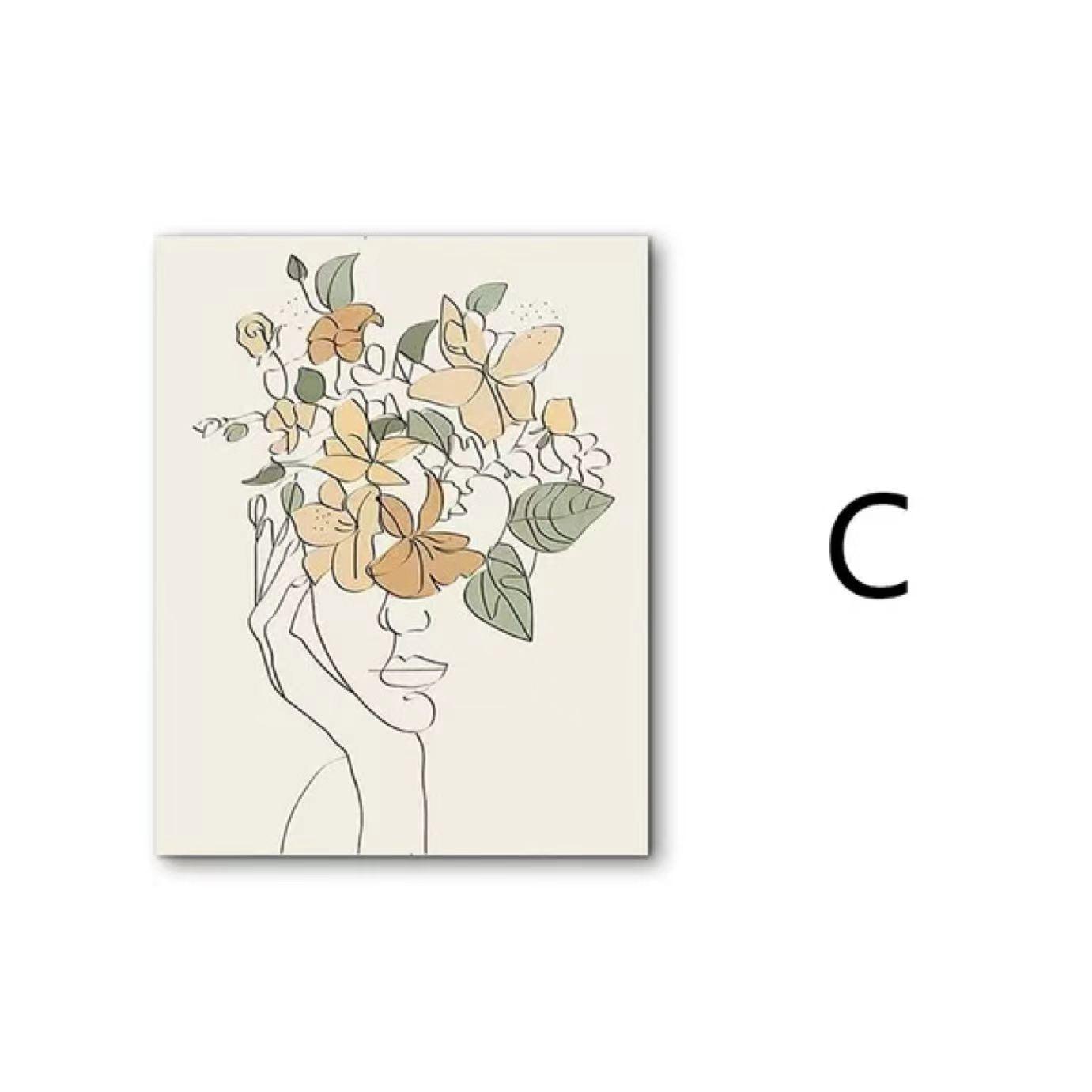 Boho Decor - Set of 4 Botanical Prints - Boho Wall Art, Boho Wall Decor, Minimalist Wall Art, Minimalist Decor, Plant Wall Decor, Botanical Wall Art, Plant Wall Art Prints (UNFRAMED) - Decotree.co Online Shop