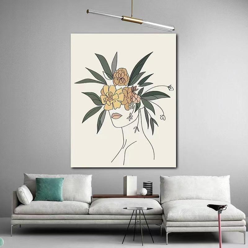 Boho Decor - Set of 4 Botanical Prints - Boho Wall Art, Boho Wall Decor, Minimalist Wall Art, Minimalist Decor, Plant Wall Decor, Botanical Wall Art, Plant Wall Art Prints (UNFRAMED) - Decotree.co Online Shop