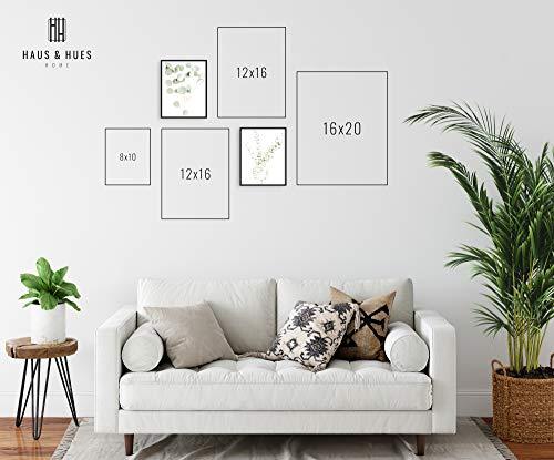 Botanical Plant Wall Art Prints - Set of 4 Plant Wall Decor Prints Floral Kitchen Flower Leaves Wall Art Boho Leaf Eucalyptus (UNFRAMED) - Decotree.co Online Shop