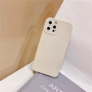 Brown & Beige Lens Protection iPhone 13 12 11 Pro Max case iPhone 13 12 mini case iPhone XR iPhone XS Max Case iPhone 8 Plus iPhone SE Case - Decotree.co Online Shop