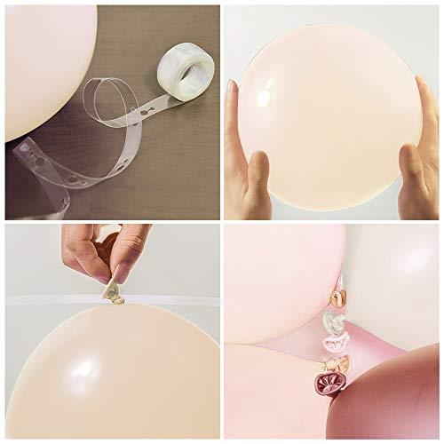 Brown Balloon Kit 144PCS 18In 12In 10In 5In White Skin Color Balloon Arch Garland For Baby Shower,Engagement,Wedding,Birthday - Decotree.co Online Shop