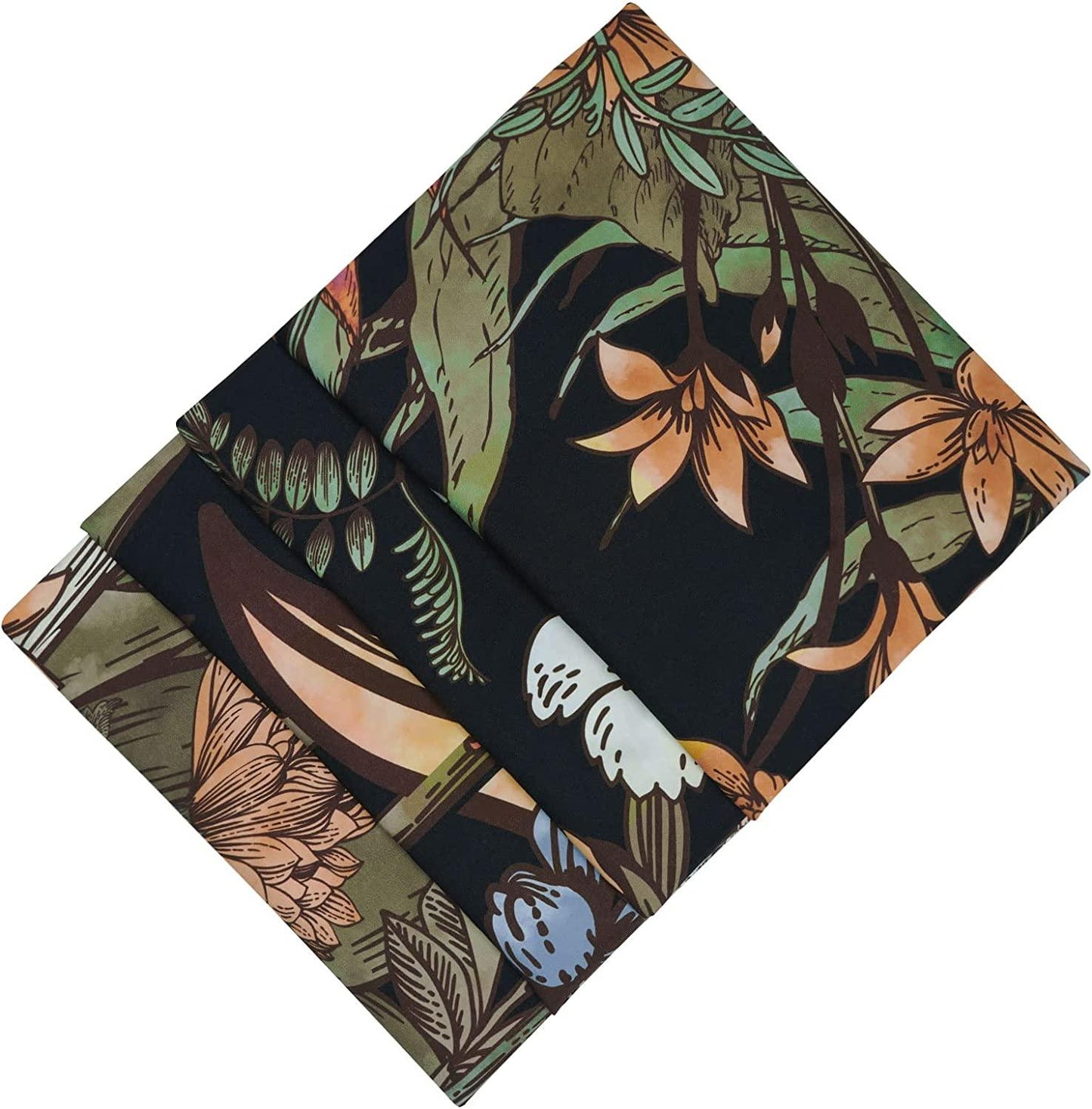 Burning Sun Tapestry Vintage Floral Tapestry Plants and Leaves Tapestries Mystic Hippie Tapestry Snail and Skull Tapestry Wall Hanging for Room(51.2 x 59.1 inches) - Decotree.co Online Shop