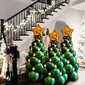 Christmas Balloon Garland Arch kit 96 Pieces Christmas tree Balloons for Christmas Party Decorations - Decotree.co Online Shop