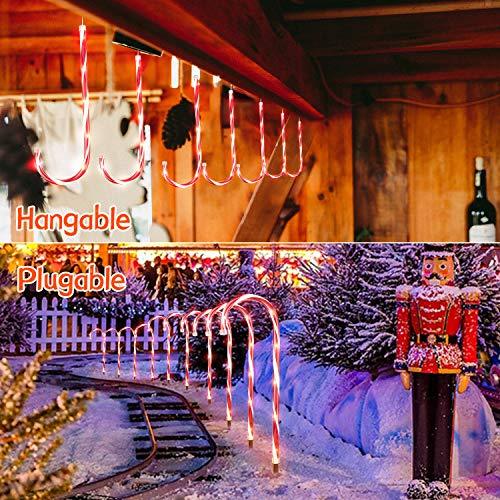 Christmas Candy Cane Pathway Lights with Stake 28 inches Lighted Candy Cane Christmas Decorations - Decotree.co Online Shop