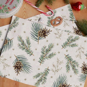 Christmas Decorations Pine Cones Placemats 18x12 Inches Seasonal Xmas Decor Farmhouse Indoor Vintage Theme - Decotree.co Online Shop