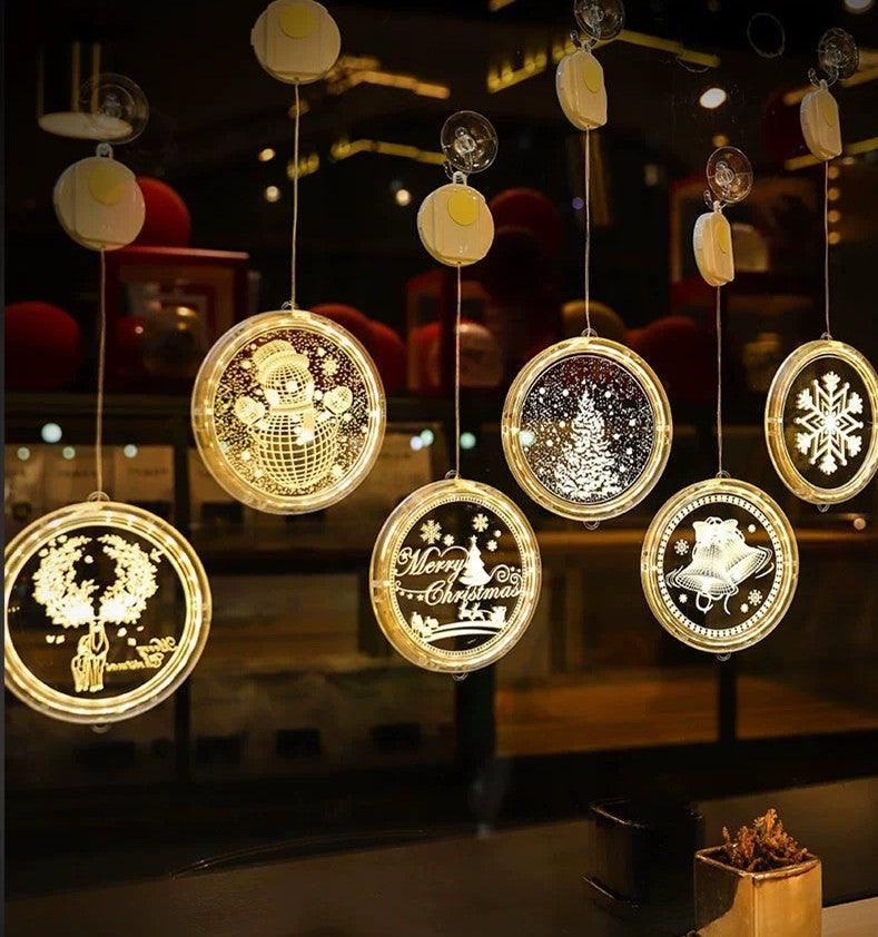 Christmas Decorative Window Light, Backdrop String Lights for Outdoor Indoor Windows Pathway Patio Bedroom Party Holiday Wall - Decotree.co Online Shop