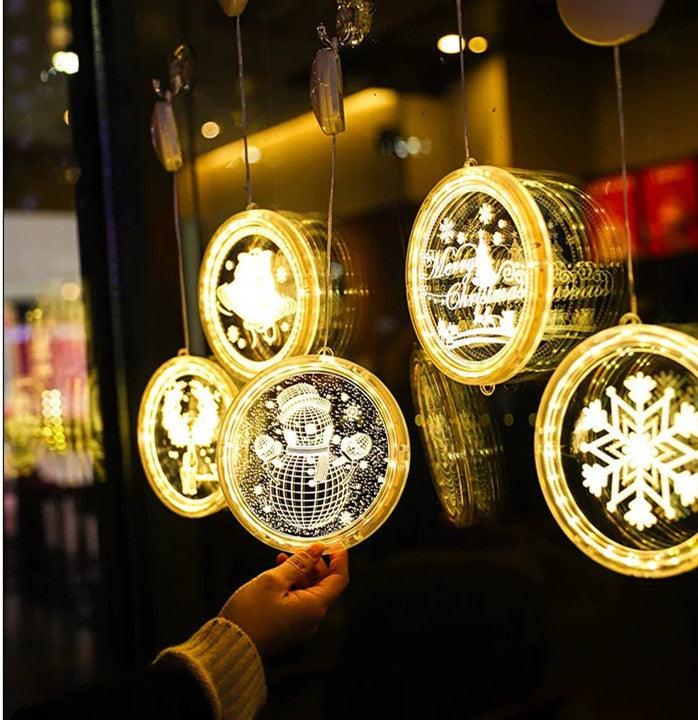 Christmas Decorative Window Light, Backdrop String Lights for Outdoor Indoor Windows Pathway Patio Bedroom Party Holiday Wall - Decotree.co Online Shop
