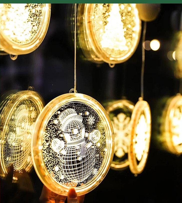 Christmas Decorative Window Light, Backdrop String Lights for Outdoor Indoor Windows Pathway Patio Bedroom Party Holiday Wall - Decotree.co Online Shop